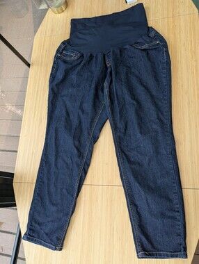 Motherhood Maternity Dark Blue Skinny Jeans